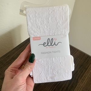 Girls White Fashion Tights UNWORN